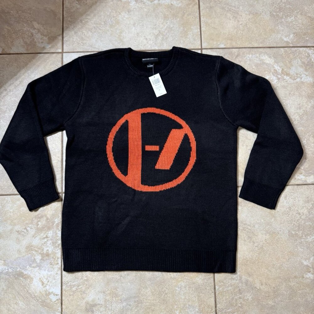 Twenty One Pilots Logo Intarsia Sweater X-LARGE New